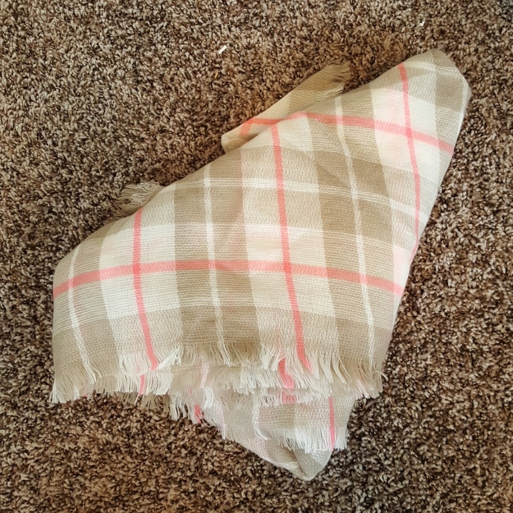 Plaid Blanket Scarf